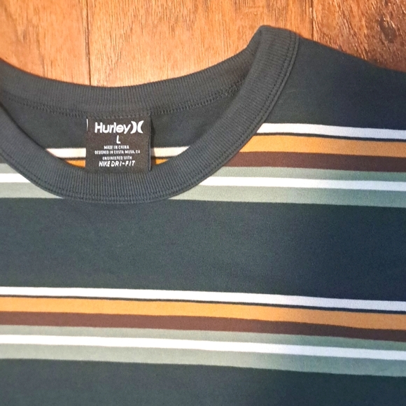 Hurley H20-DRI Harvey Stripe Tee - Picture 4 of 6